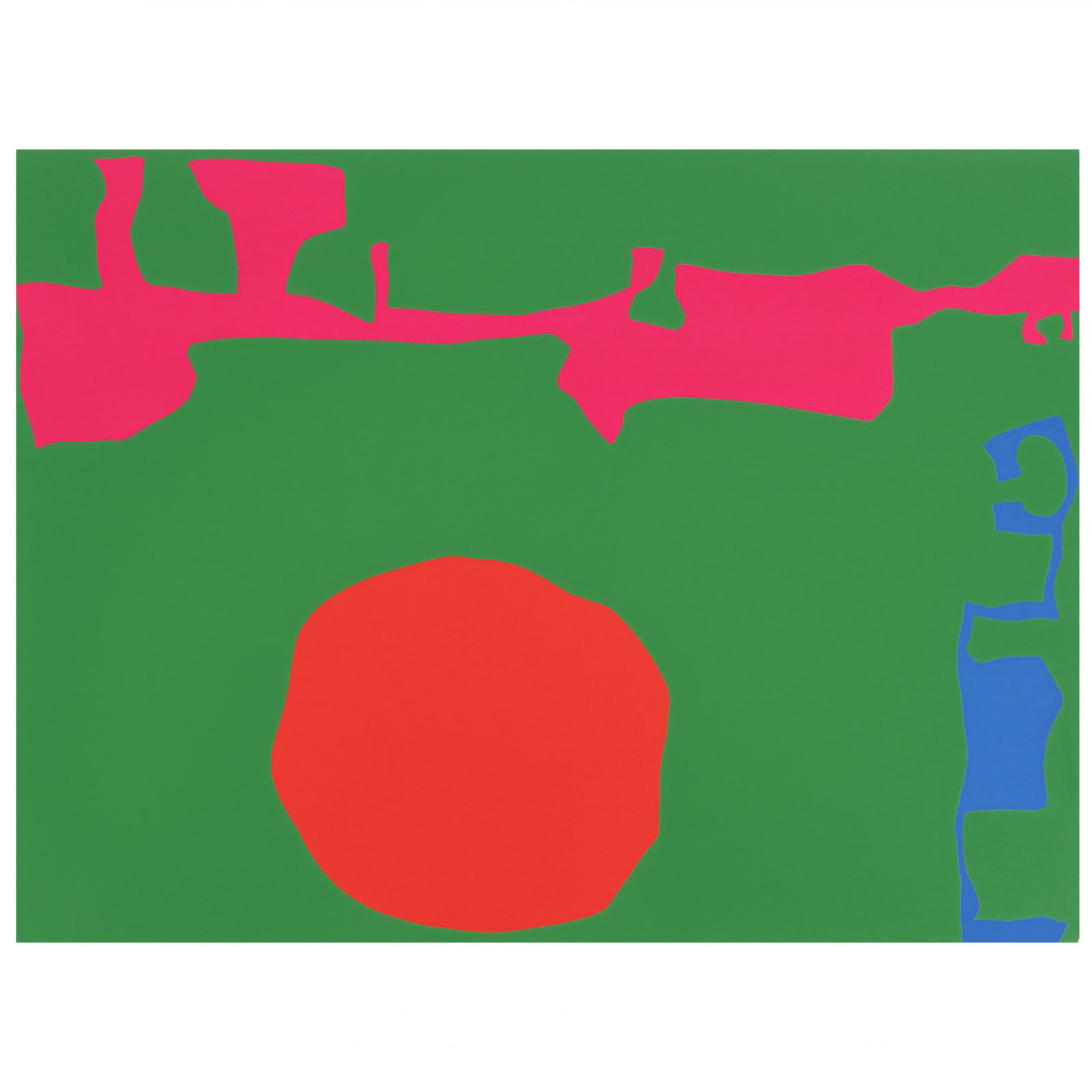 Patrick Heron (British, 1920-1999), January 1973: 11: Patrick Heron (British, 1920-1999), January 1973: 11screenprint in colors, 1973, pencil signed, dated, and marked as artist's proof lower margin, with full margins, unframed. Image size 23 1/2 x 31 1/