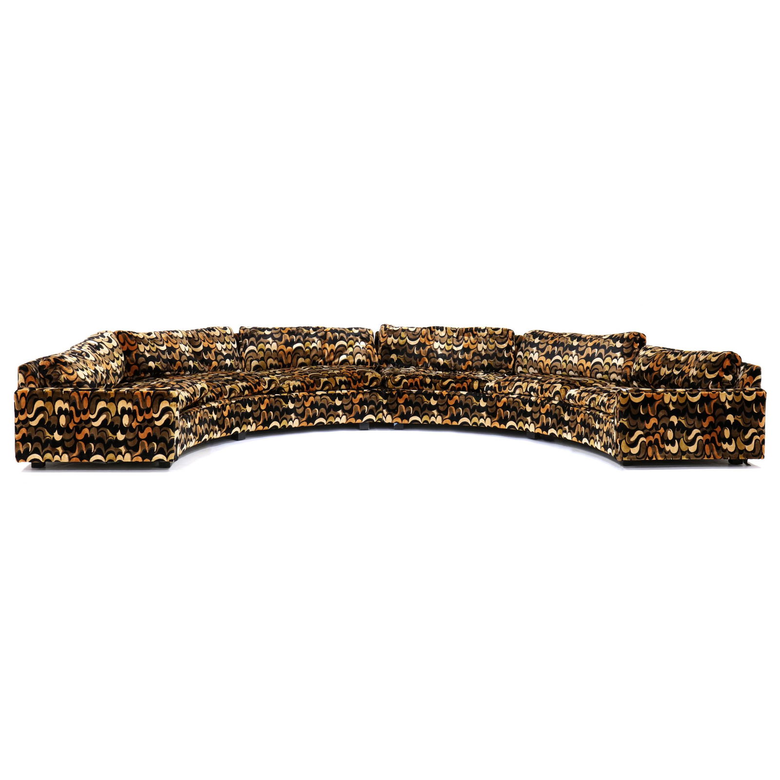 Milo Baughman (American, 1923-2003), Curved Sectional Sofa (1 of 7)