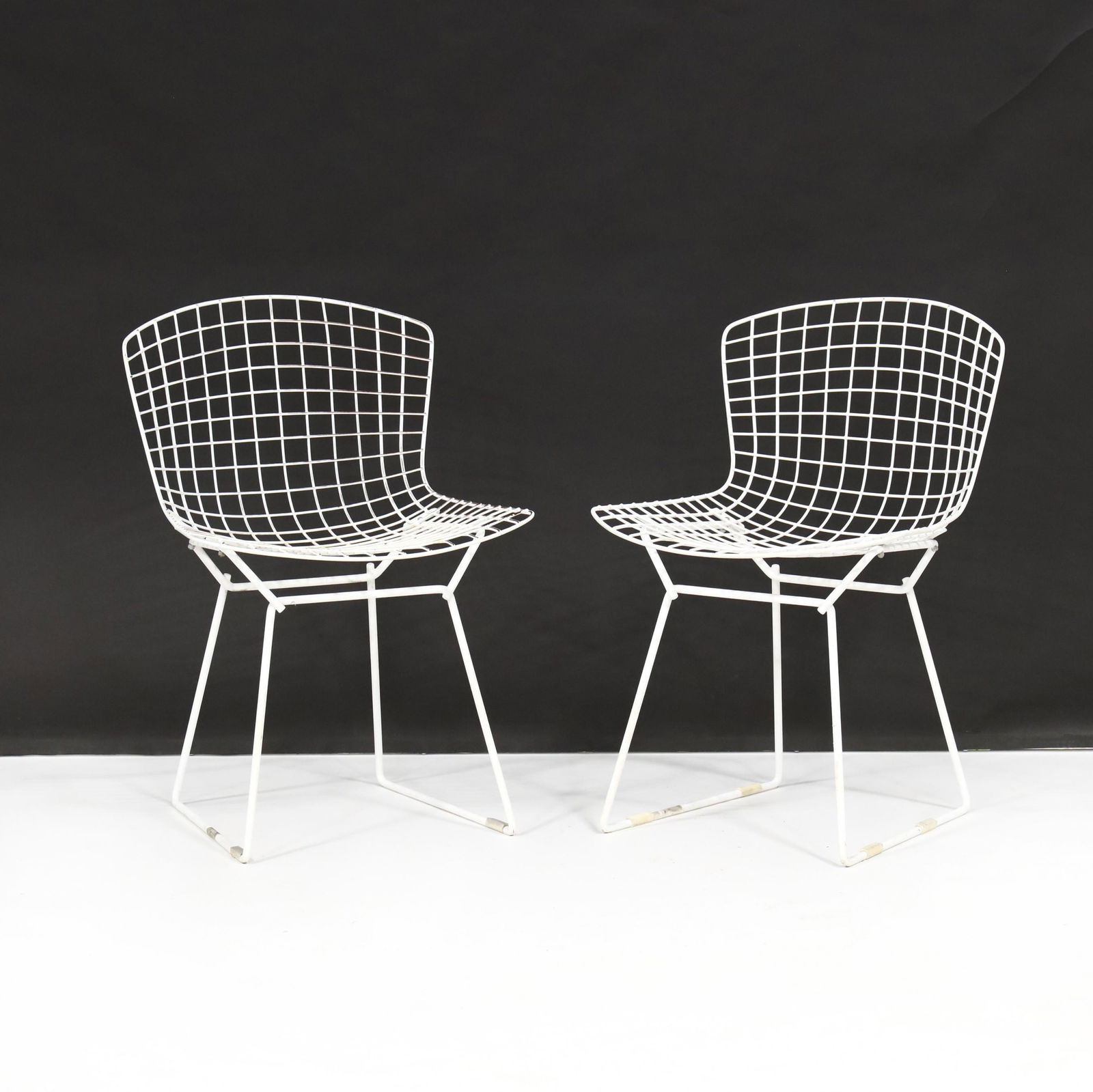 Harry Bertoia (Italian-American, 1915-1978), Pair of Wire Side Chairs (1 of 5)