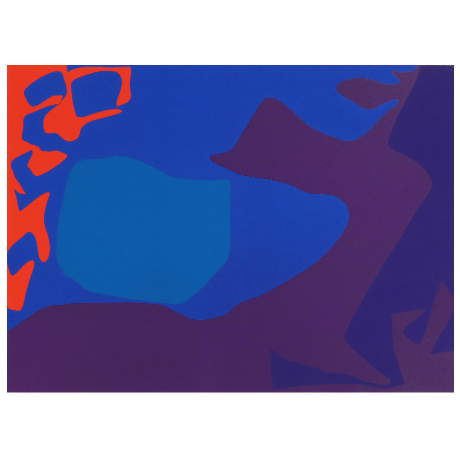 Patrick Heron (British, 1920-1999), January 1973: 3: Patrick Heron (British, 1920-1999), January 1973: 3screenprint in colors, 1973, pencil signed, dated, and marked as artist's proof lower margin, with full margins, unframed. Image size 23 1/8 x 31 3/4