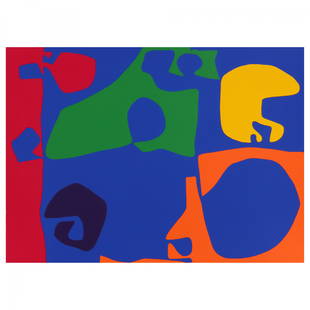 Patrick Heron (British, 1920-1999),  January 1973: 15: Patrick Heron (British, 1920-1999), January 1973: 15screenprint in colors, 1973, pencil signed, dated, and marked as artist's proof lower margin, with full margins, unframed. Image size 23 1/8 x 32 in