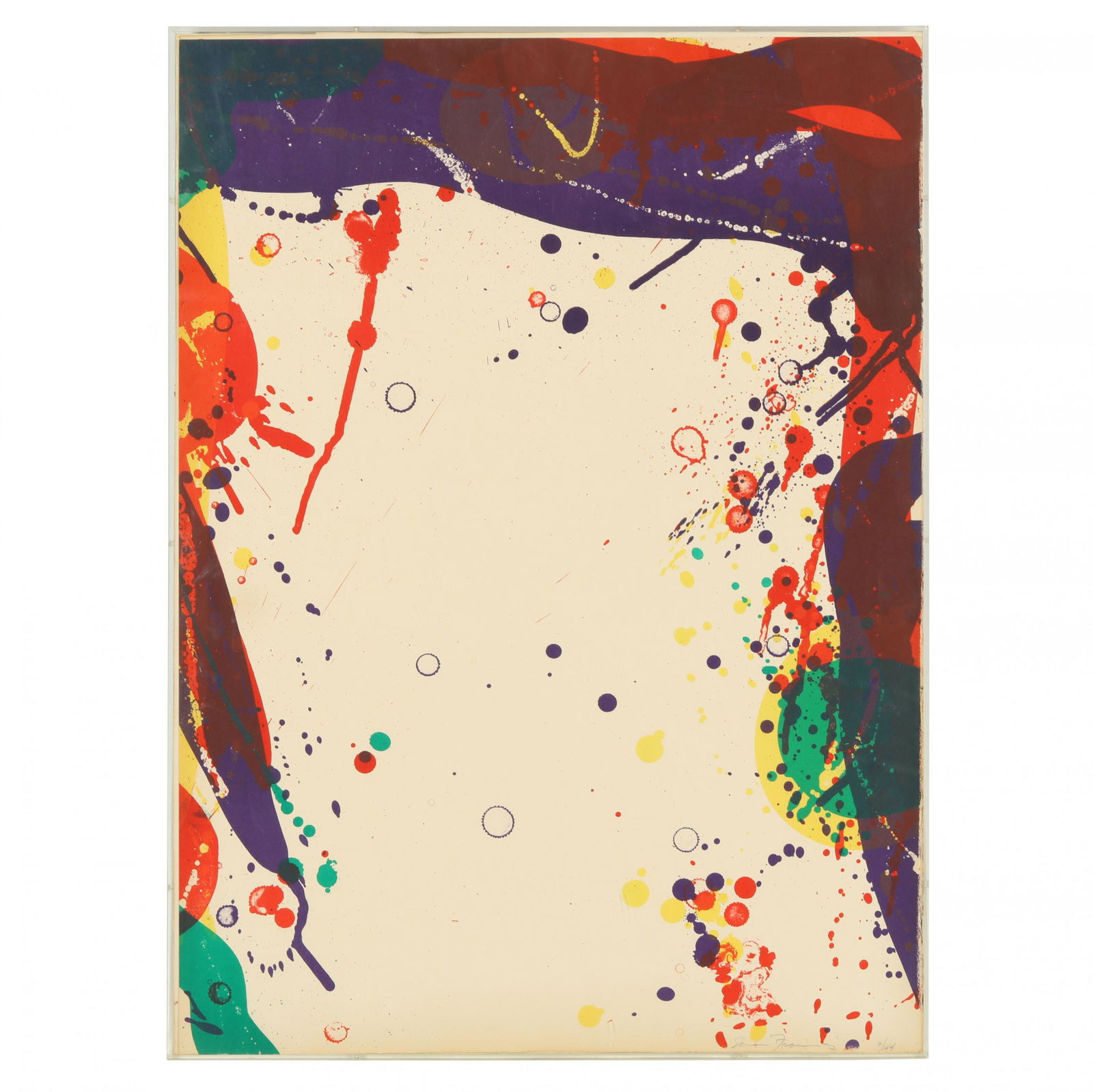 Sam Francis (American, 1923-1994),  Untitled (from National Collection of Fine Arts Portfolio) (1 of 4)