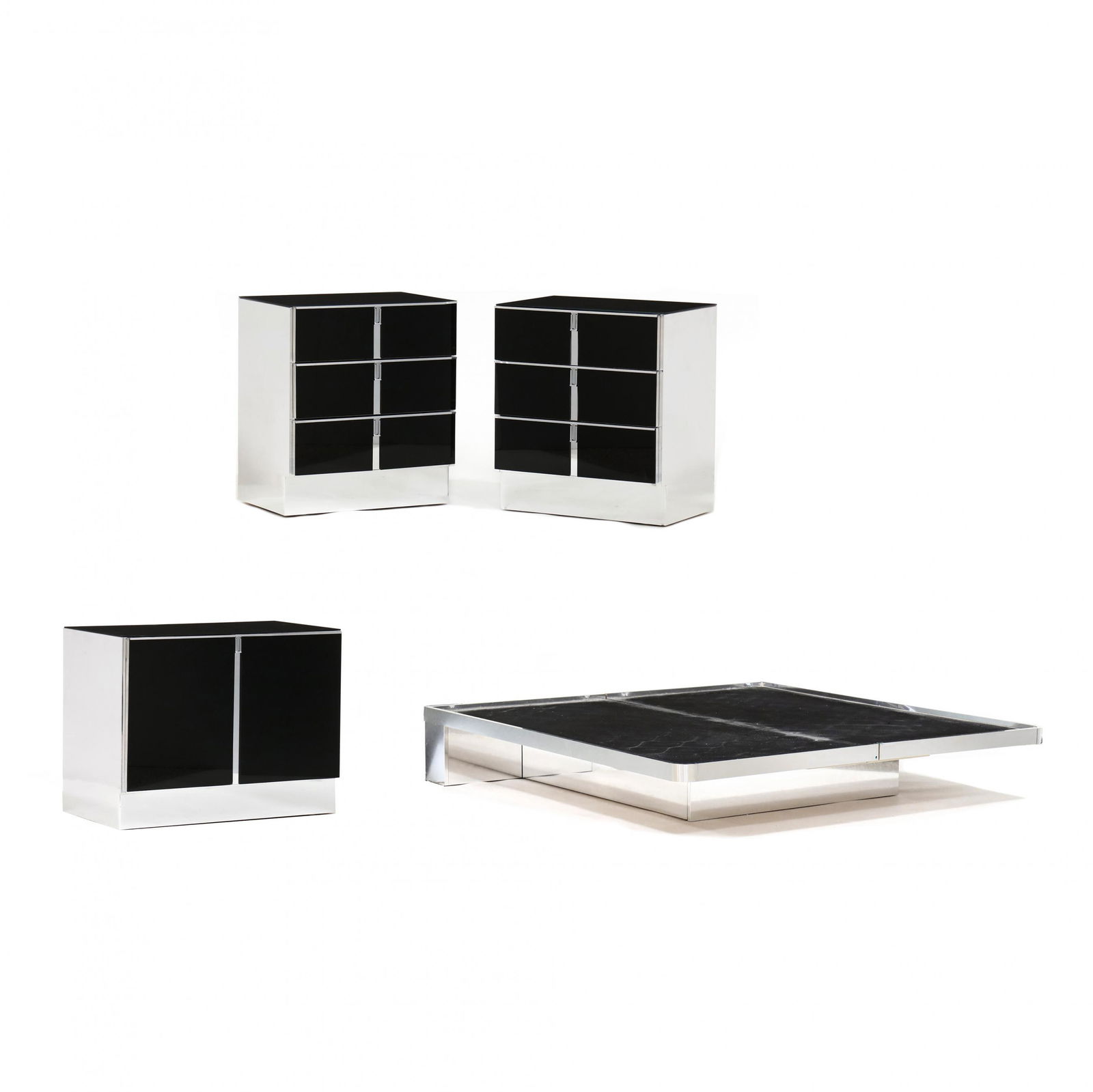 Ello, Chrome and Glass Bedroom Suite (1 of 10)