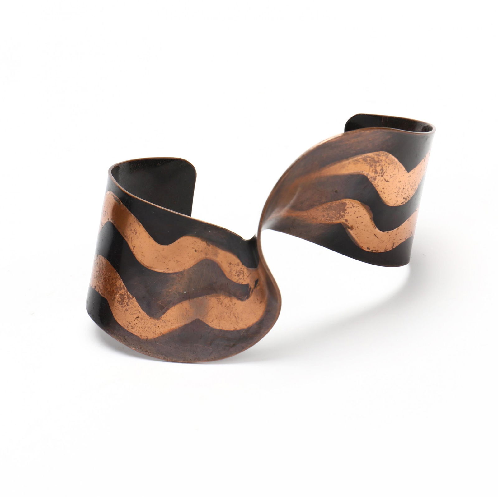 Art Smith (Cuban, 1917-1982), Sculptural Copper Cuff Bracelet (1 of 6)