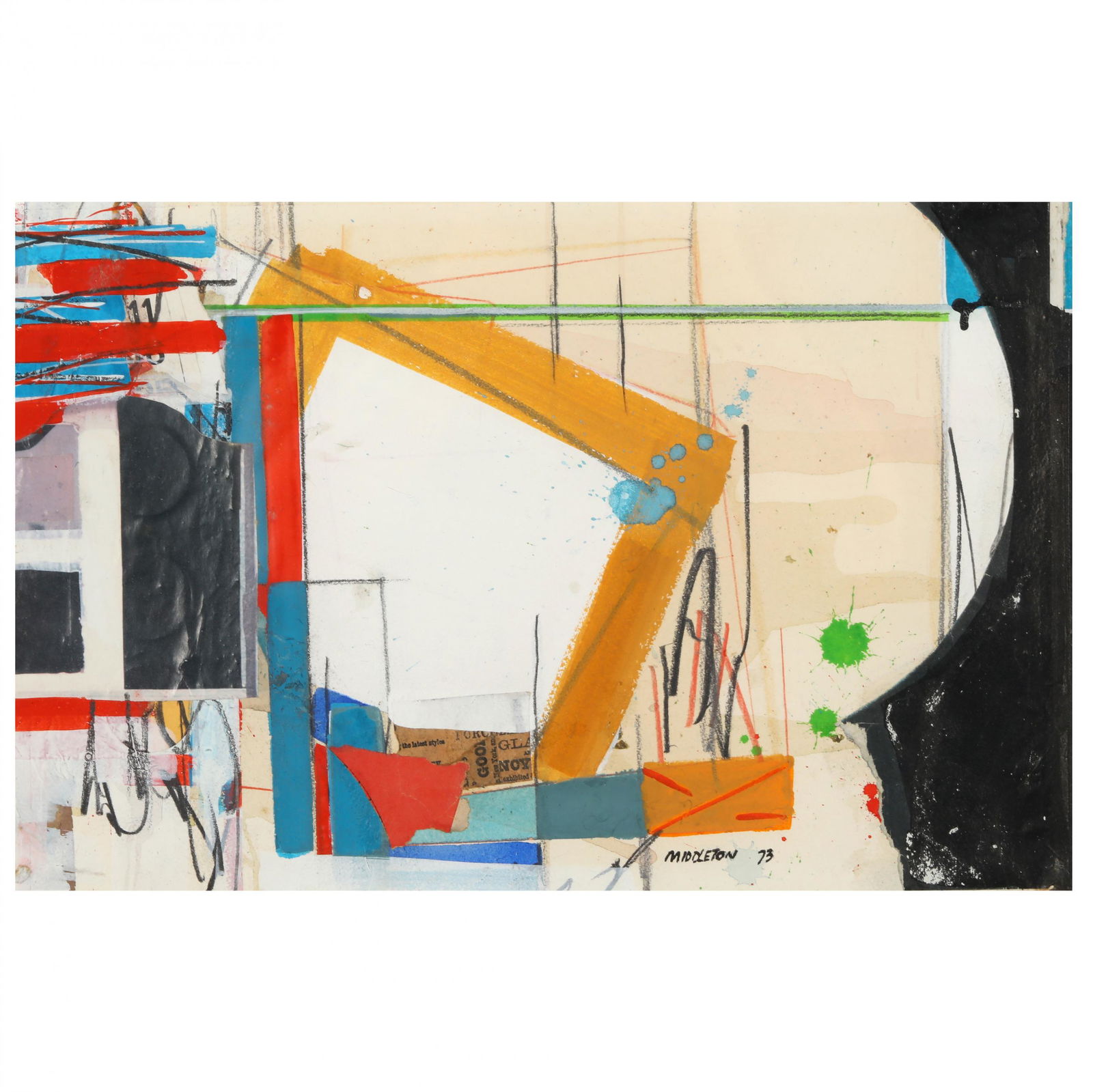 Sam Middleton (American, 1927-2015), Untitled (1 of 4)