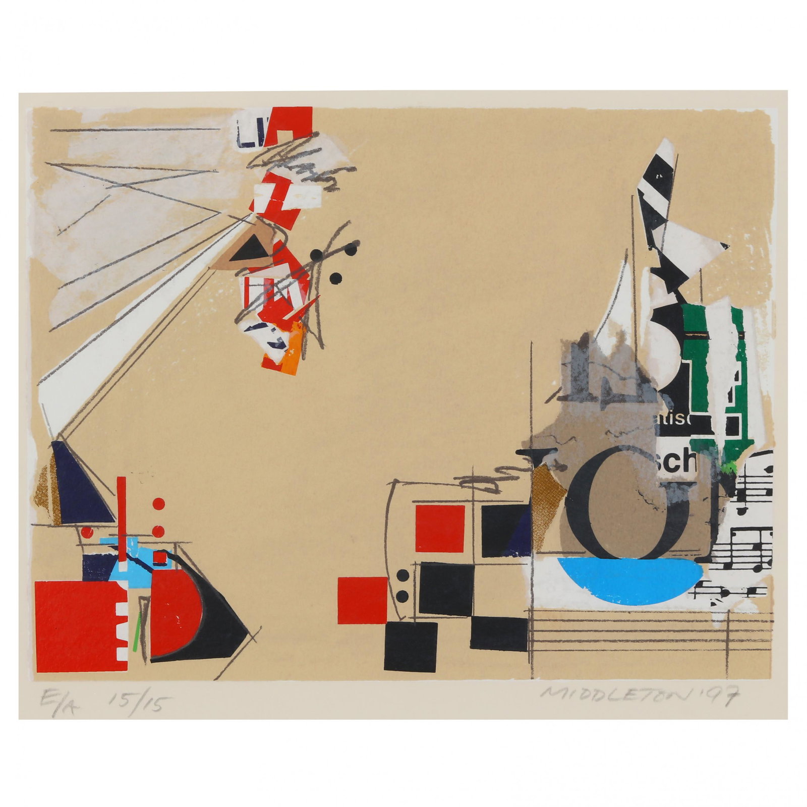 Sam Middleton (American, 1927-2015), Untitled (1 of 5)