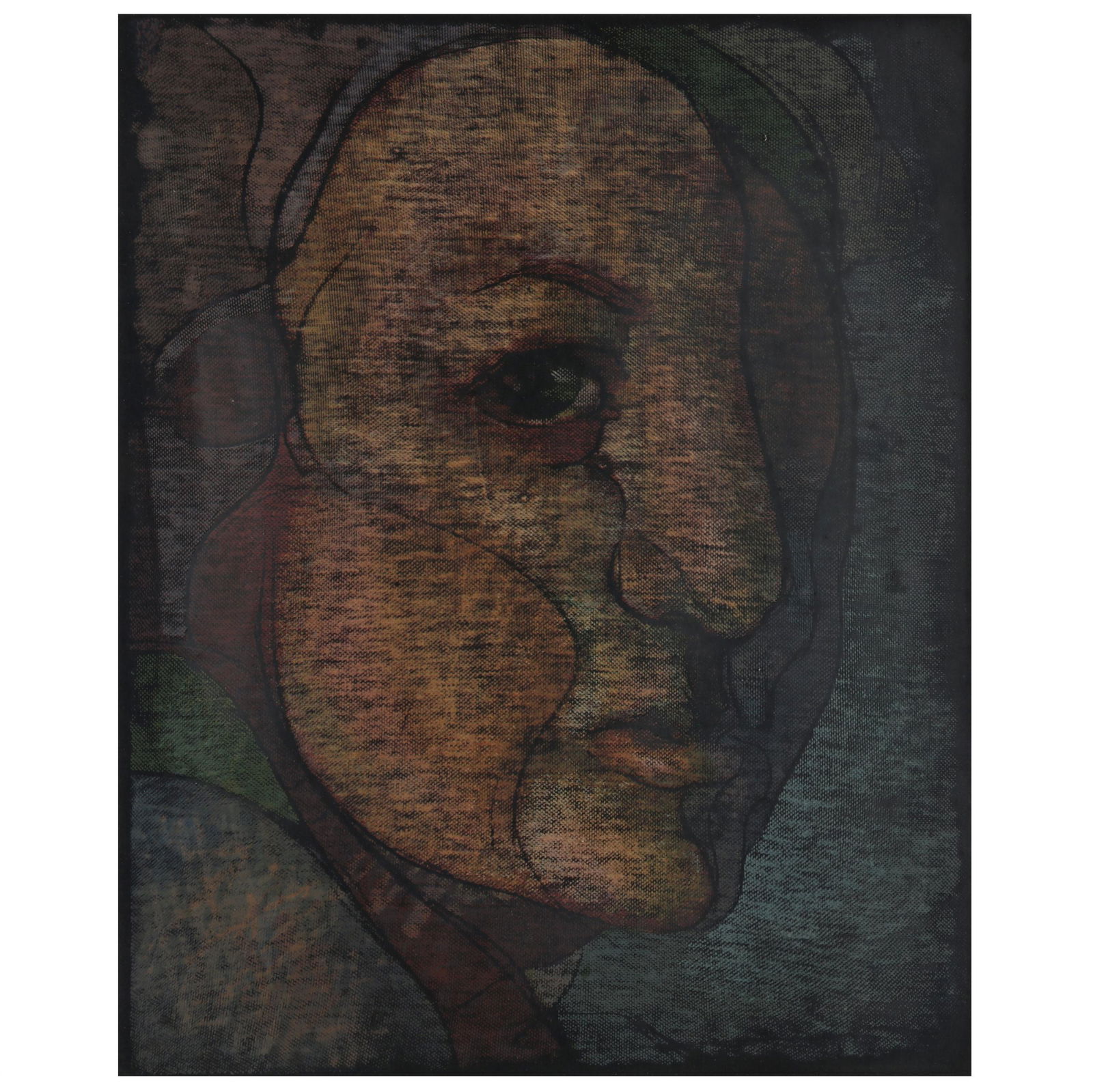Edgar Sanchez (Venezuelan, b. 1940), Portrait in Profile (1 of 5)