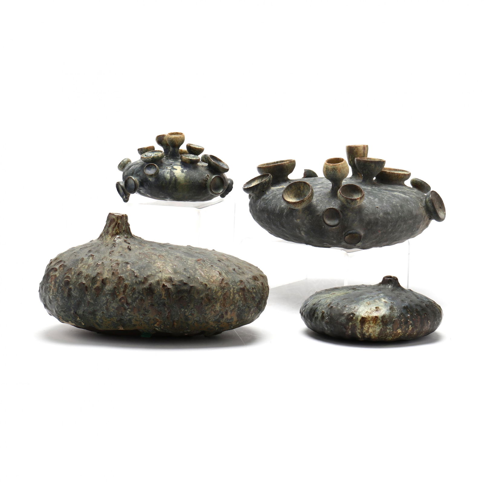 Gottfried and Thekla Zielke (German/Venezuelan, b.1928), Four Mid-Century Art Pottery Objects (1 of 10)