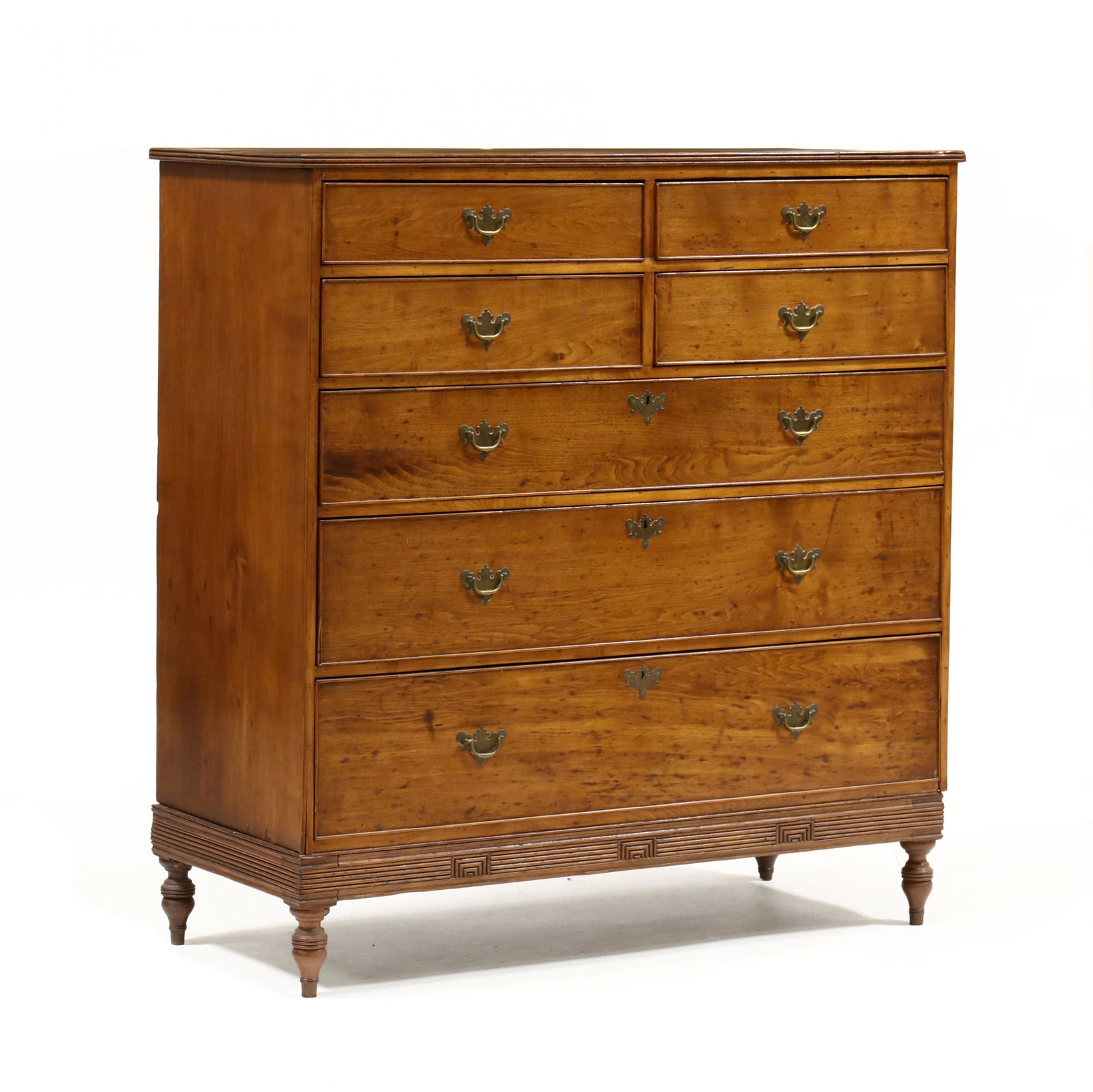 George III Scottish Semi-Tall Mahogany Chest on Frame (1 of 8)