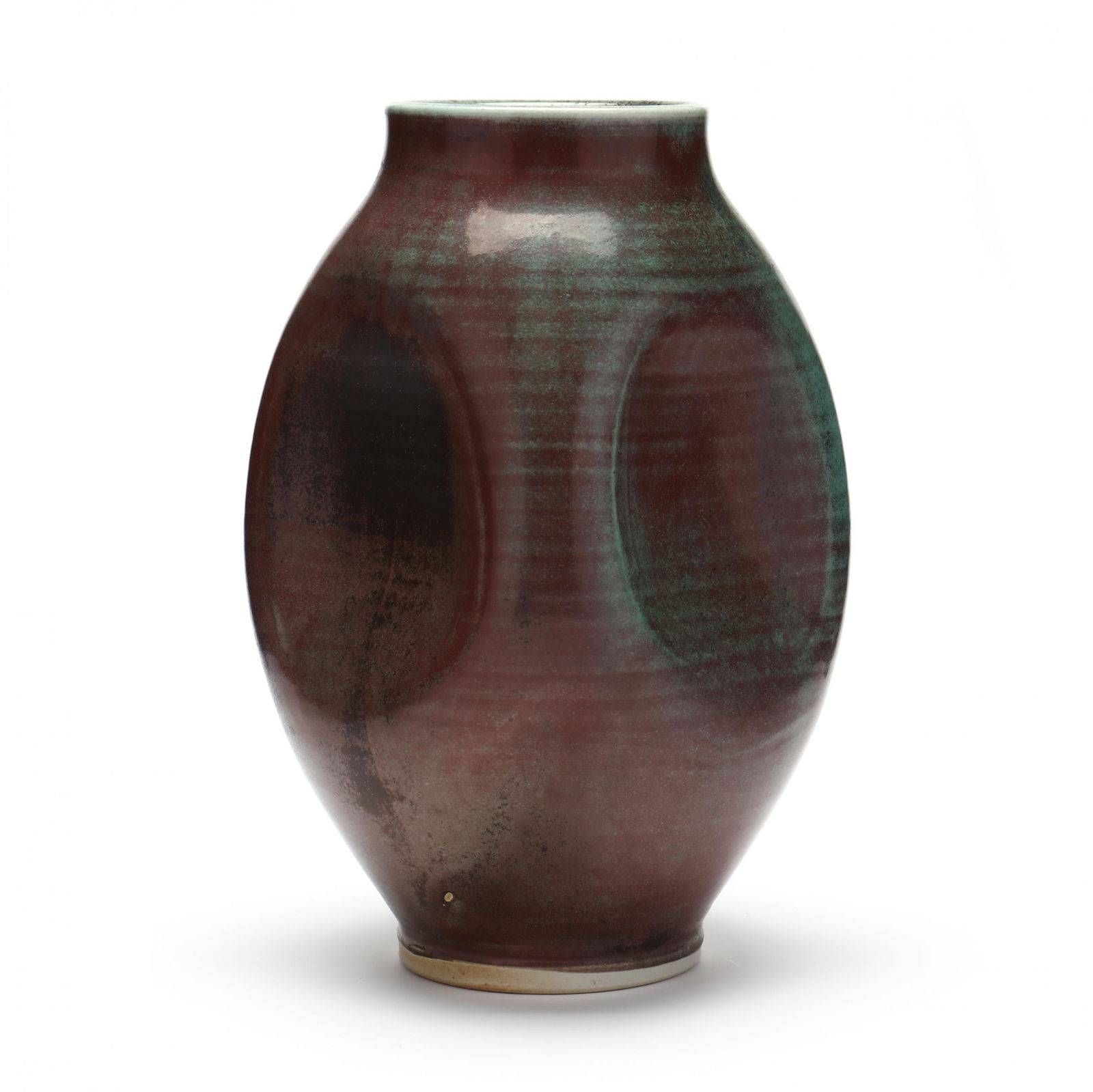 Ben Owen III (Seagrove, NC), Pinch Sided Vase, (1 of 6)