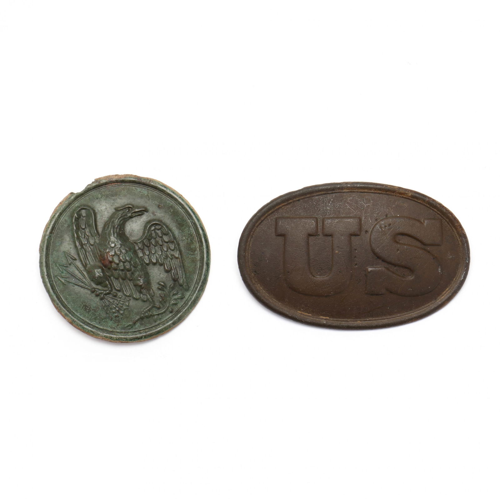 Union Eagle Breast Plate and US Oval Cartridge Box Plate (1 of 4)