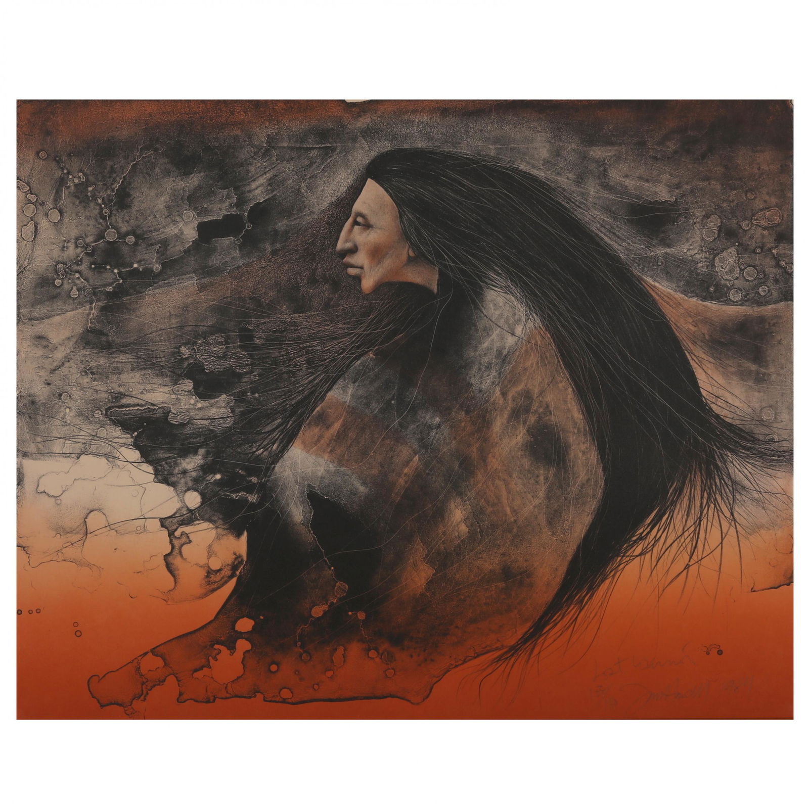 Frank Howell (American, 1937-1997),  Lost Warrior (1 of 5)