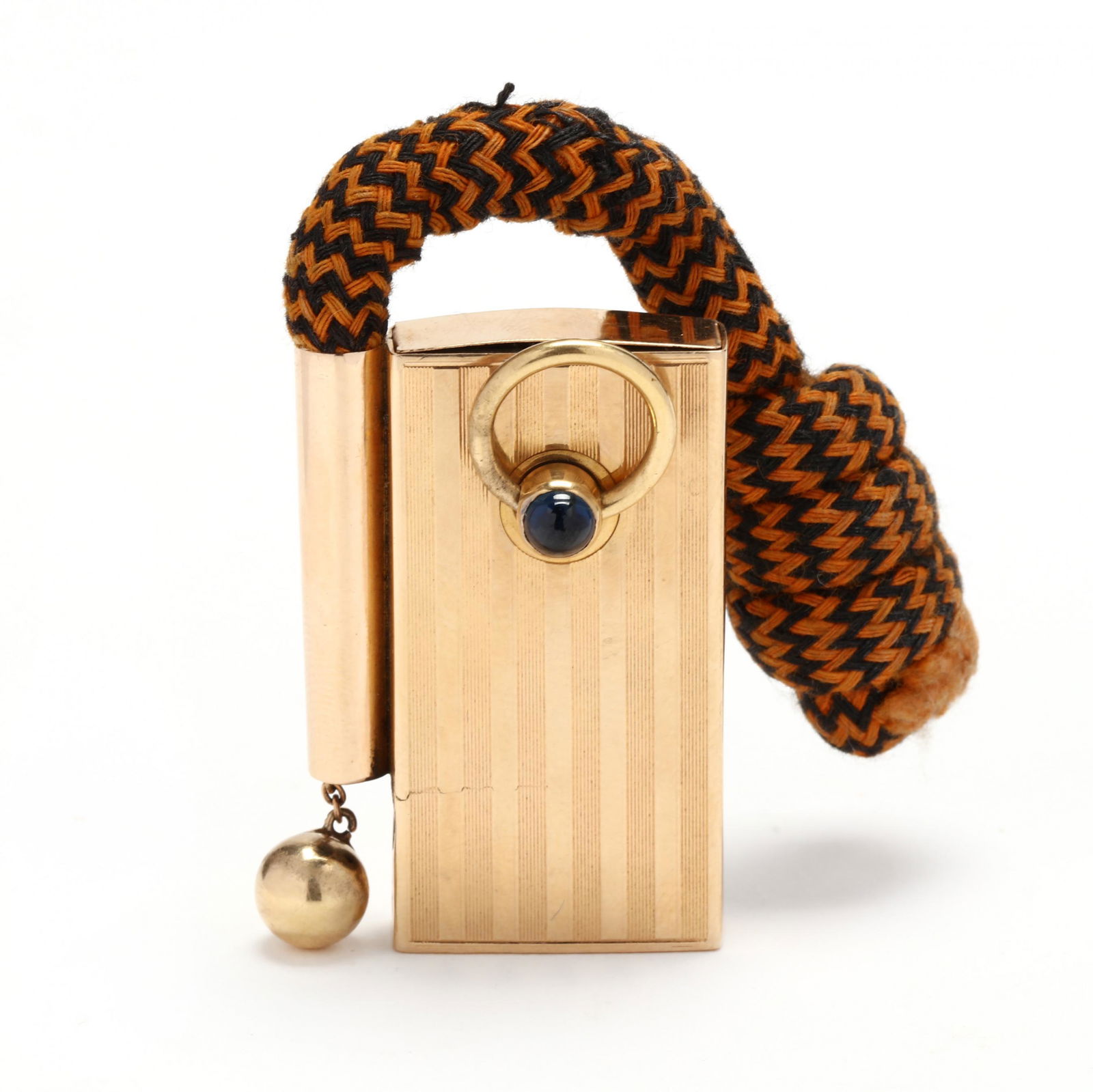 Gold and Gem-Set Sailor's Trench Rope Lighter (1 of 4)