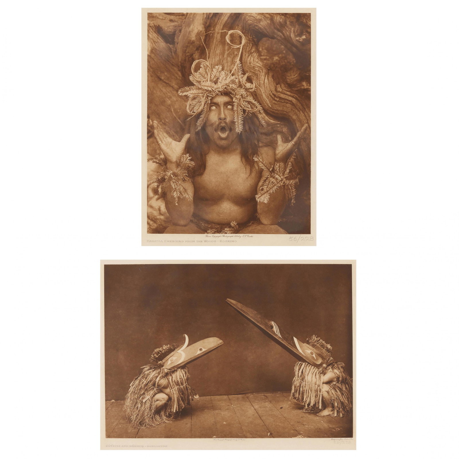 after Edward S. Curtis (American, 1868–1952),  Kotsuis and Hohhuq - Nakoaktok  and  Hamatsa (1 of 10)