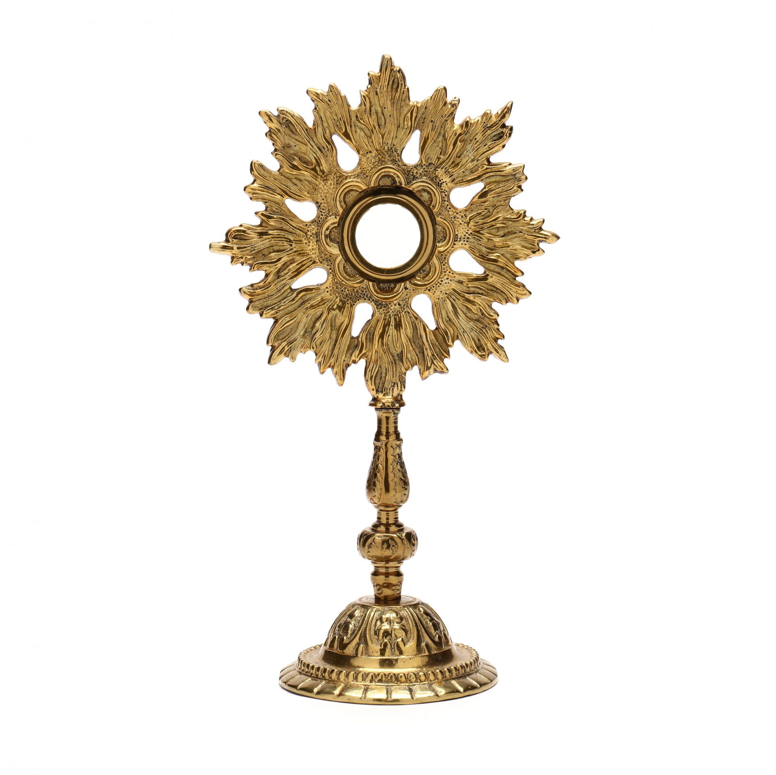 Antique Cast Brass Monstrance (1 of 4)