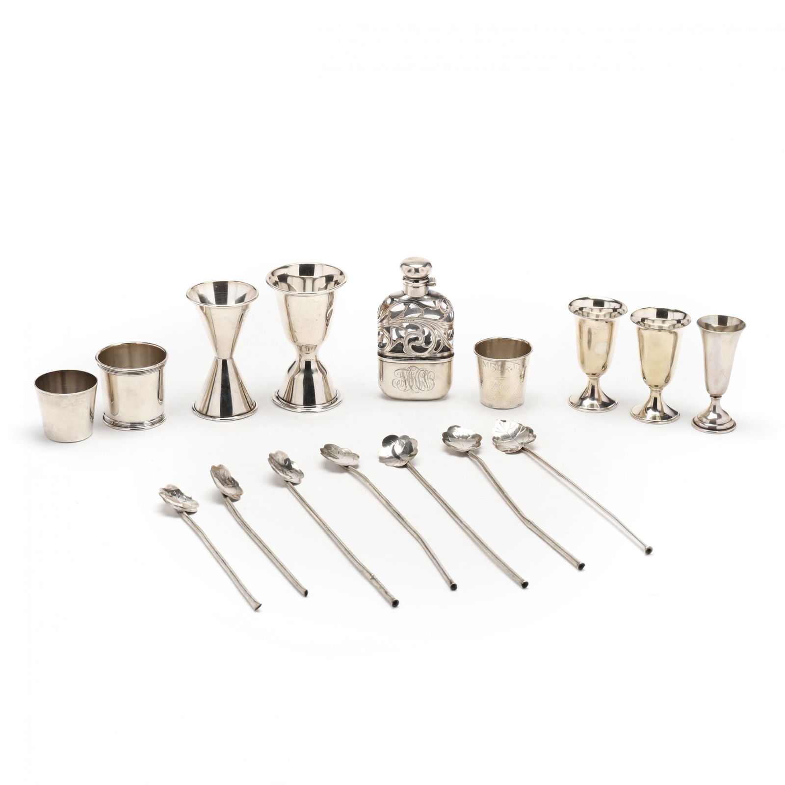 A Group of Sterling Silver Barware (1 of 10)