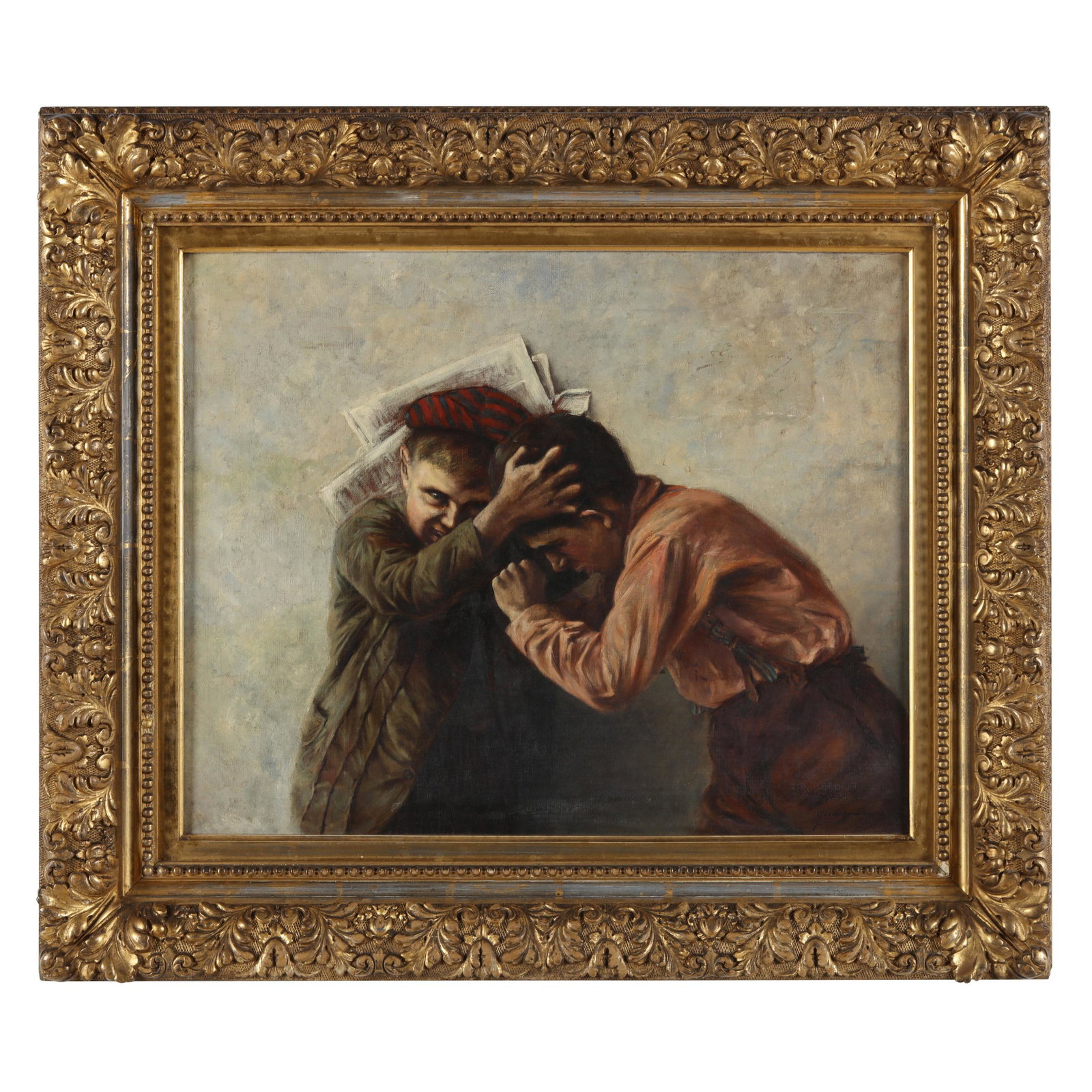 Alessandro Guaccimanni (Italian, 1864-1927), Newsboys (1 of 5)