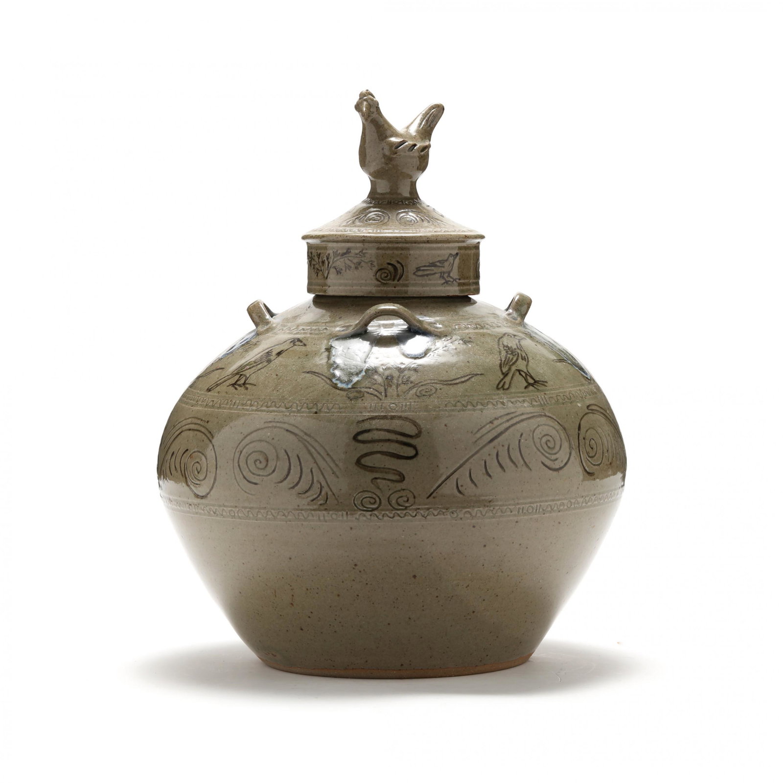Pamela Owens (NC), Large Lidded Ginger Jar (1 of 10)