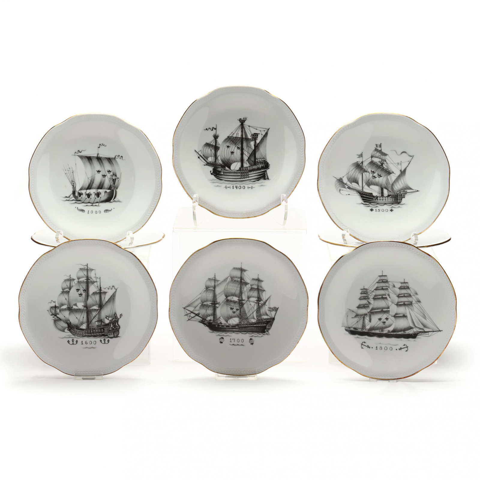 Set of Eight Rorstrand Plates (1 of 5)
