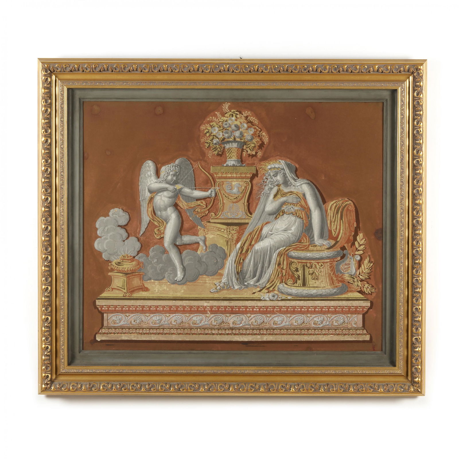 A Large Antique Continental Design for an Architectural Relief Plaque (1 of 4)