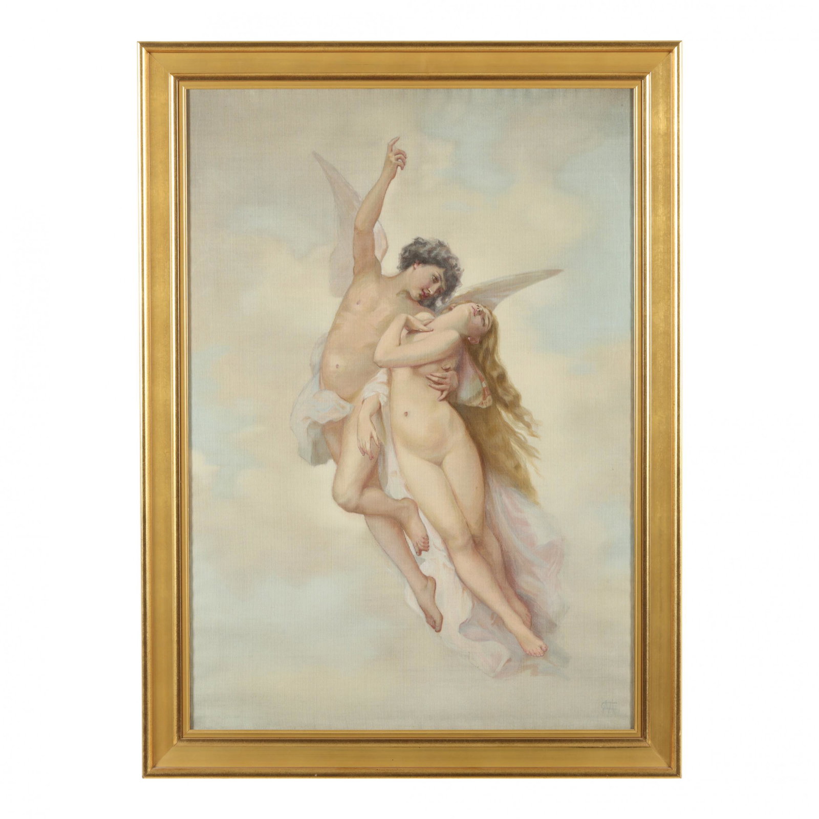after William-Adolphe Bougeureau (French, 1825-1905),  Psyche et L'Amor (1 of 5)