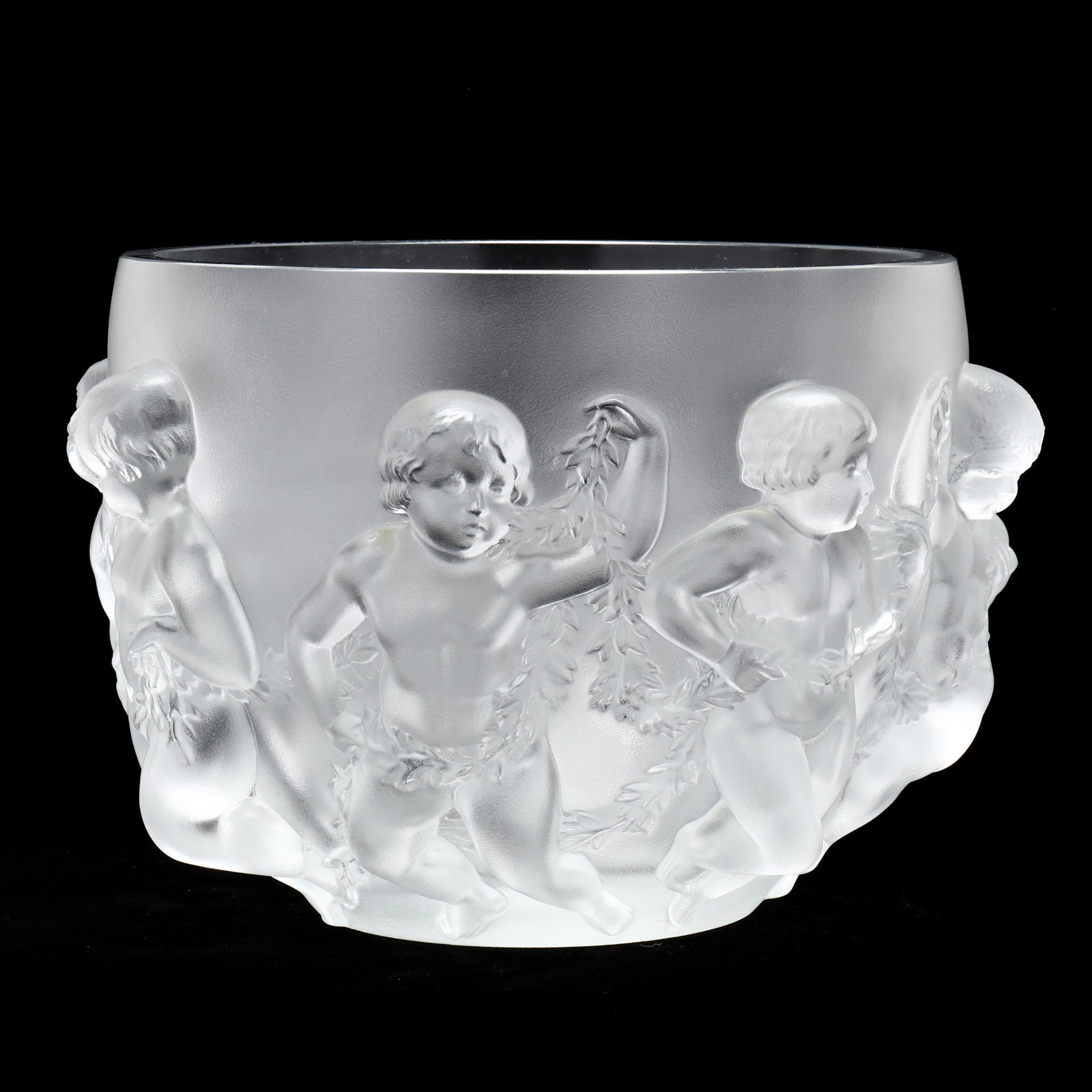 Lalique, Large  Luxembourg  Crystal Bowl (1 of 7)