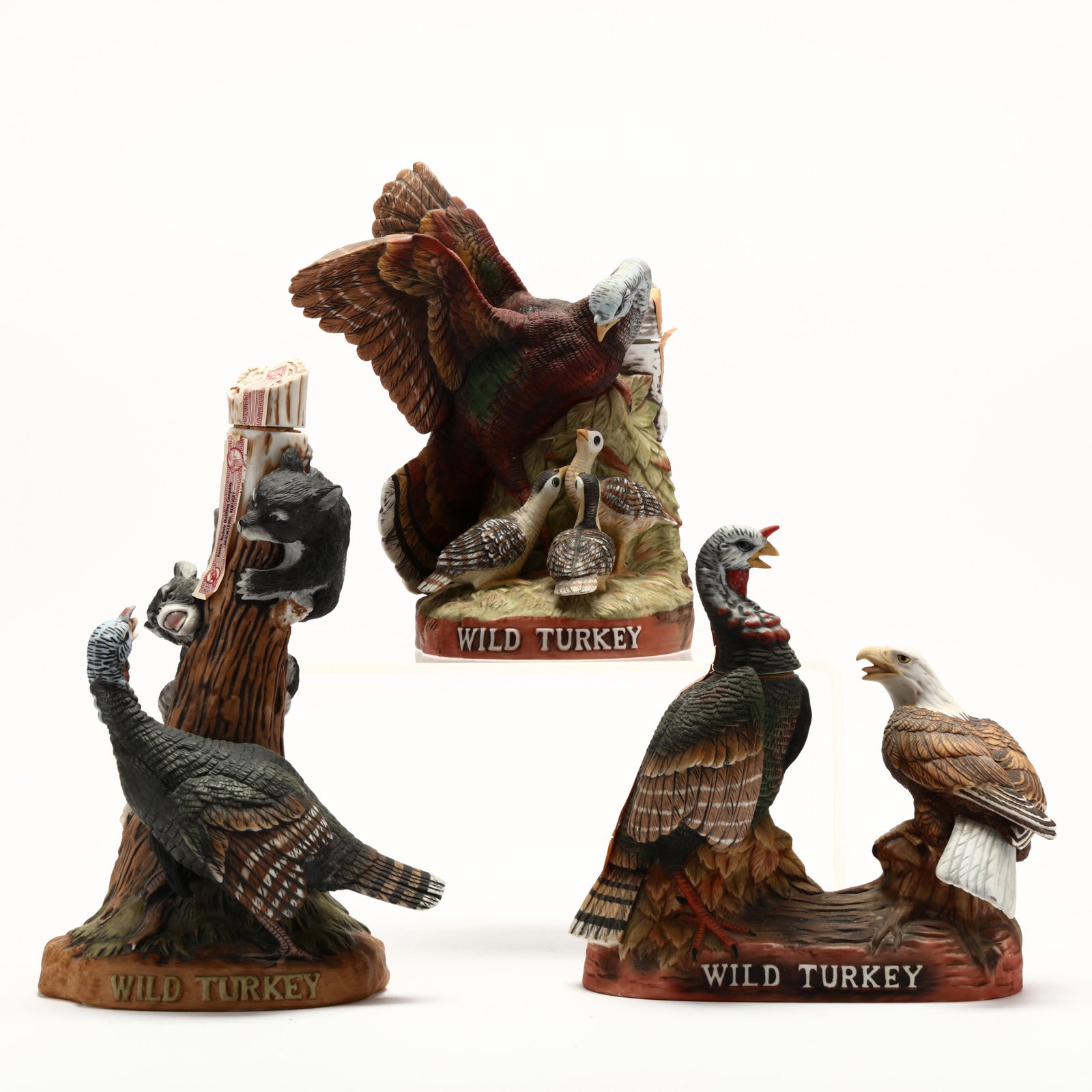 Wild Turkey Bourbon Whiskey in Porcelain Decanters: Wild Turkey Bourbon Whiskey in Porcelain Decanters The buyer acknowledges that he/she is acting within compliance with their state and local laws in regards to the purchase, transportation and deliver