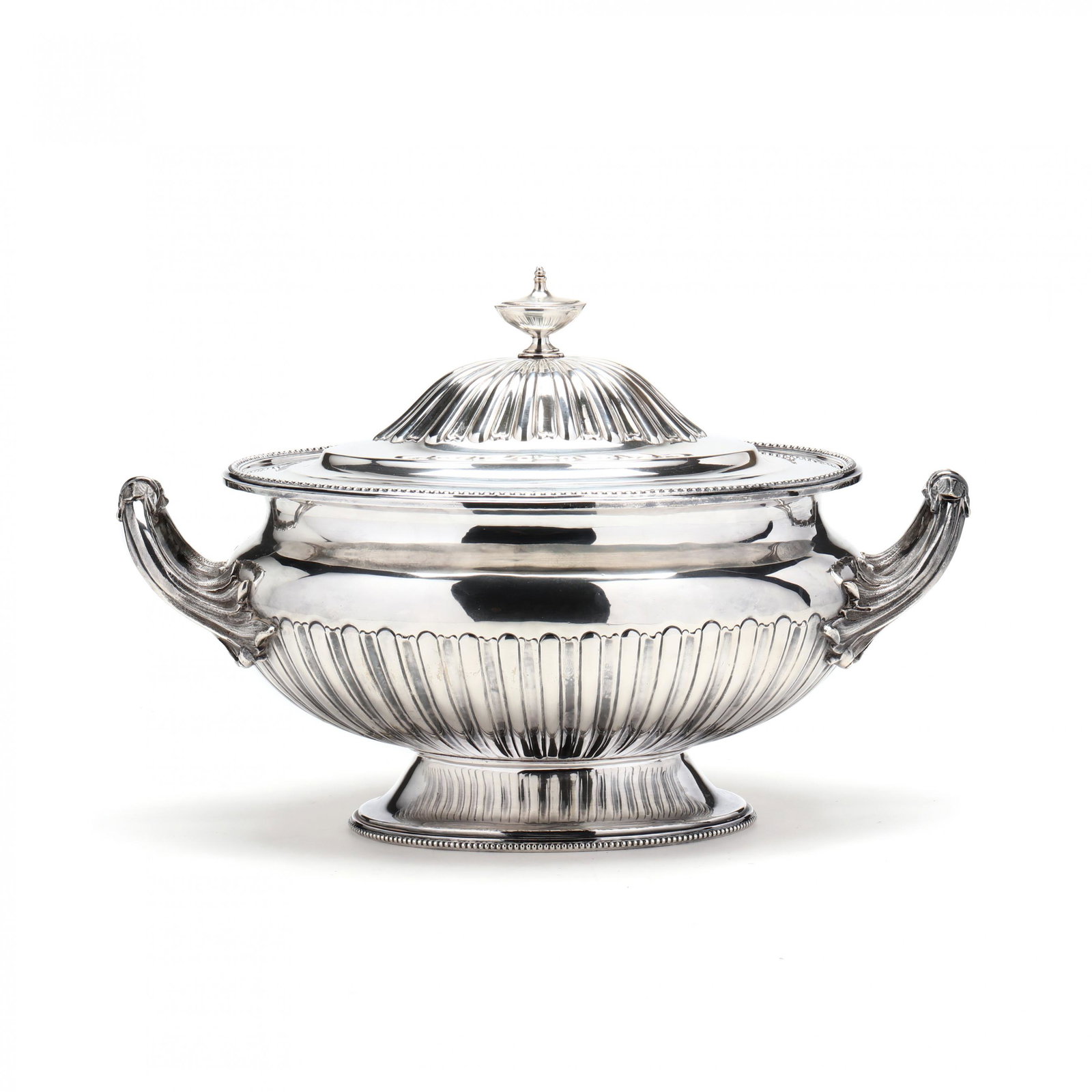 A Victorian Sheffield Silverplate Lidded Tureen (1 of 8)
