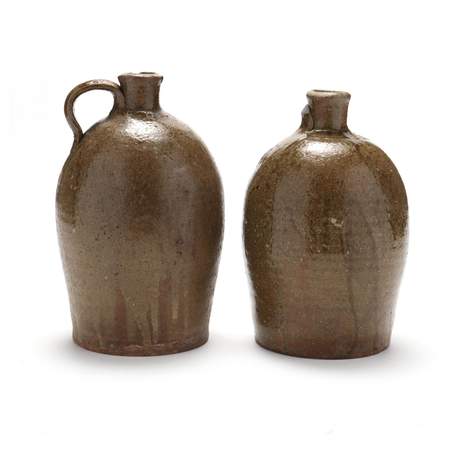 Julius Ritchie ((1860-? Catawba County, NC), Two Half Gallon Jugs (1 of 10)