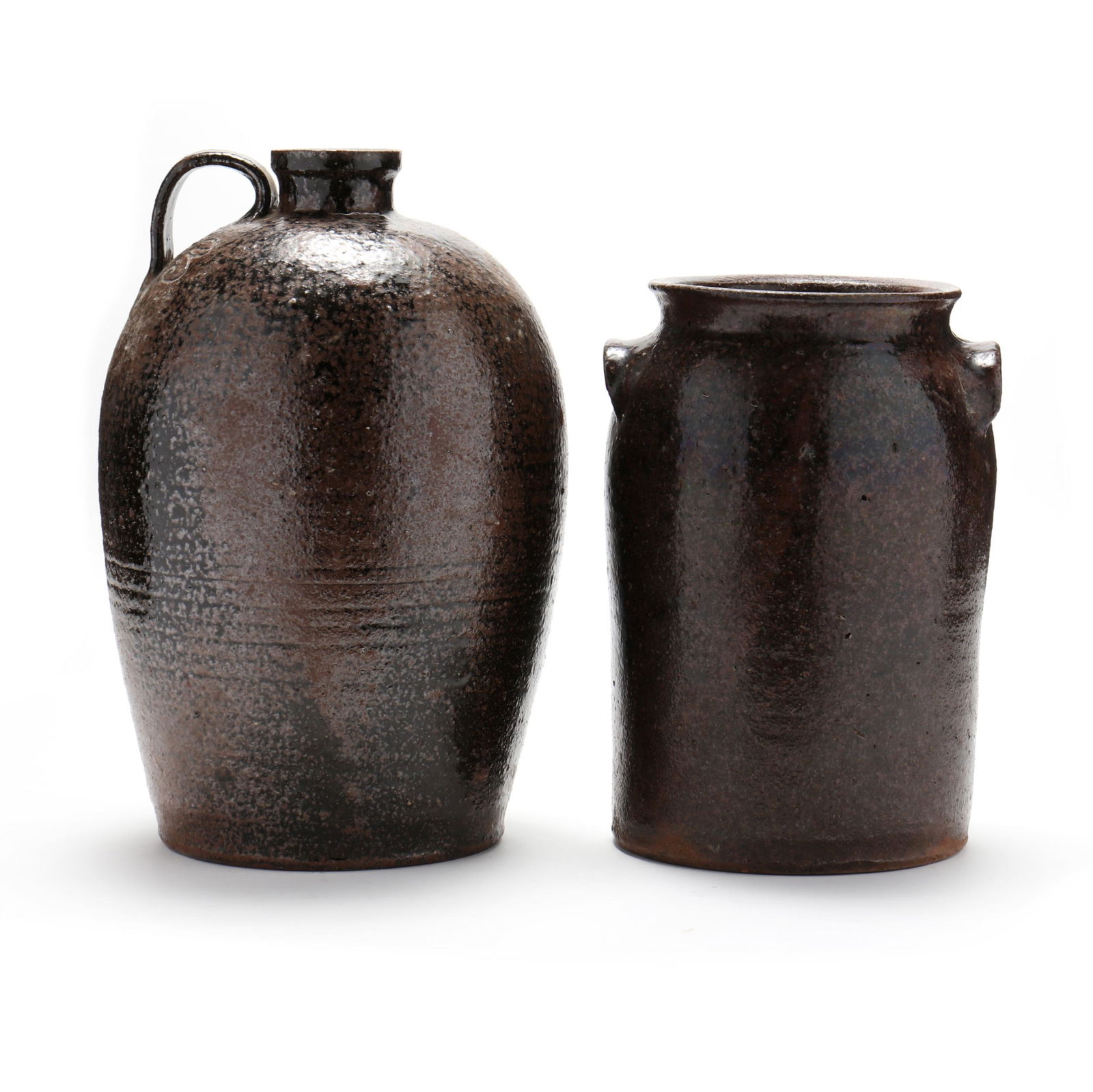 Attributed Joe & Jeter Lankford (1840s-1910? Buncombe County, NC), Two Pots (1 of 10)