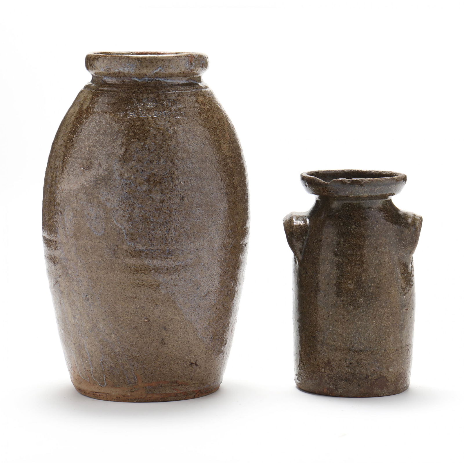 David Donkel (1866-1951 Buncombe County, NC), Two Pots (1 of 10)