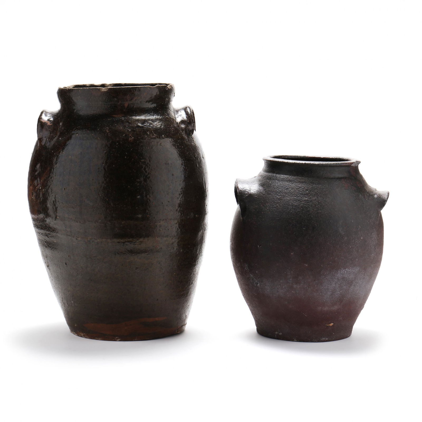 Two Signed Storage Jars, Unidentified Potters, Western NC (1 of 20)