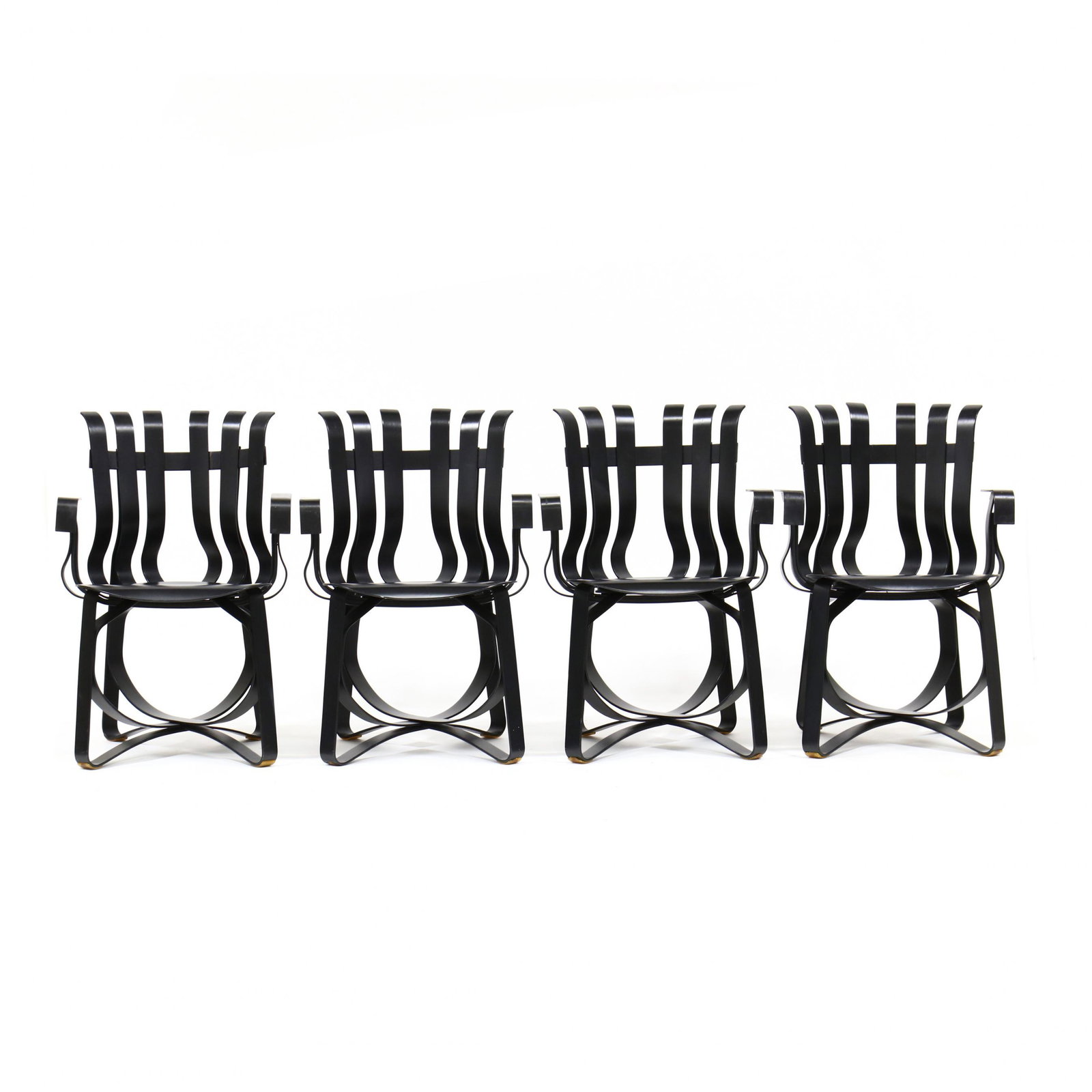 Frank Gehry (Canada, b.1929), Set of Four  Cross Check  Chairs (1 of 6)