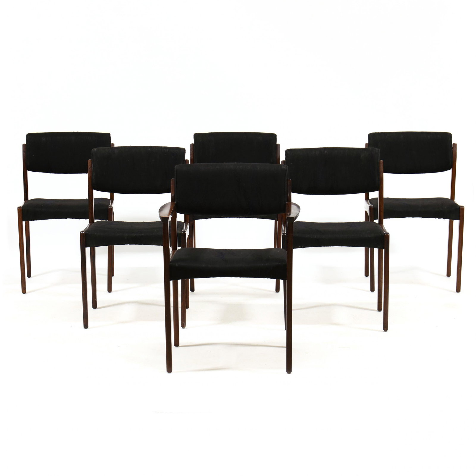 Henry Walter Klein (Danish, 1919-1987), Set of Six Rosewood Dining Chairs (1 of 6)