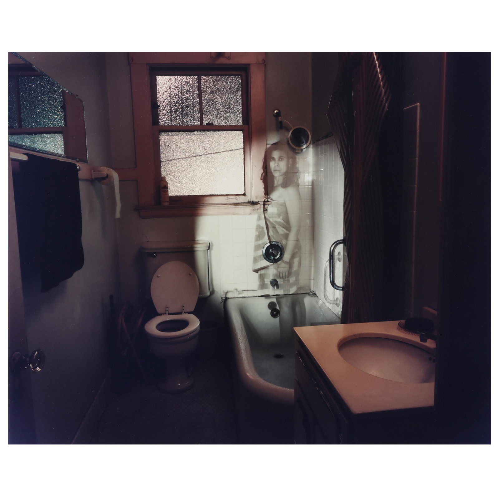 Shimon Attie (American, b. 1957),  Untitled Memory (Projection of Marsha A.) (1 of 5)