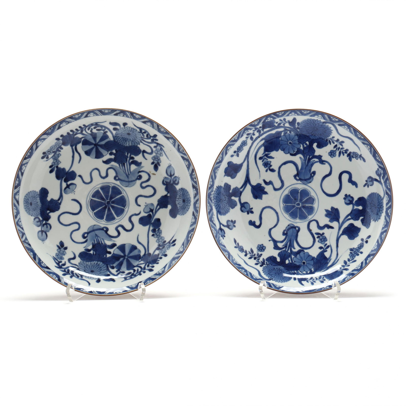Two Chinese Blue and White Bowls (1 of 8)