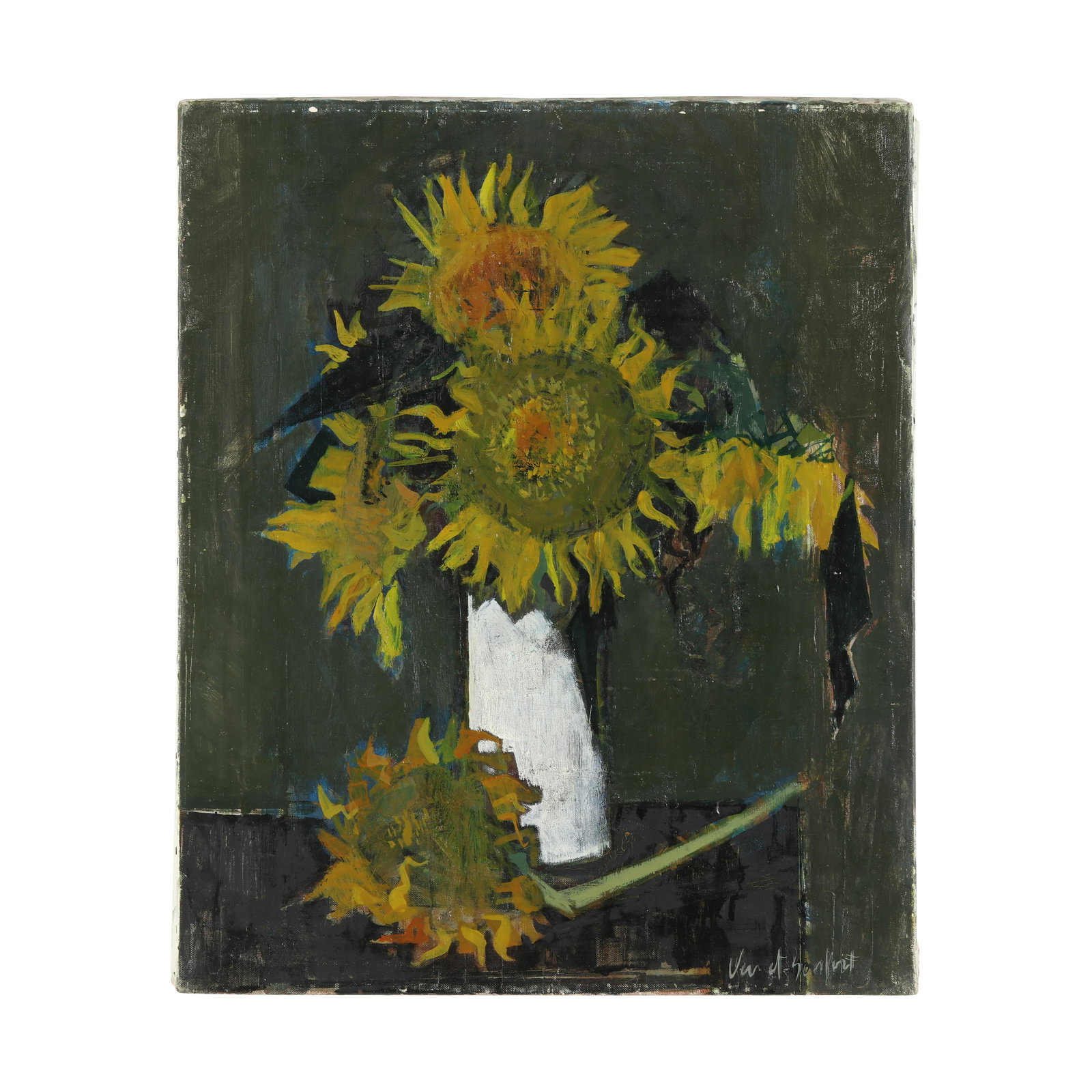 Robert Vernet-Bonfort (French, b. 1934),  Tournesols (Sunflowers) (1 of 6)