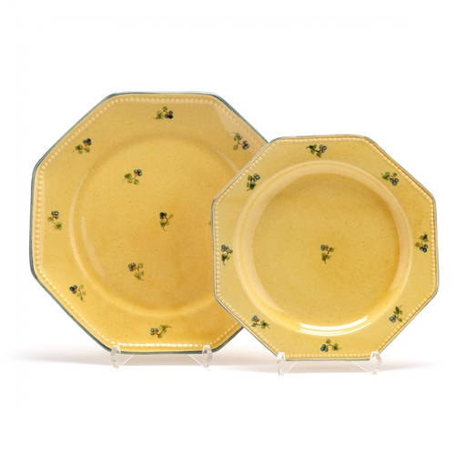 Group of (16) French Faience Terre Provence Plates (2259) on Dec 15, 2022 Leland Little in NC