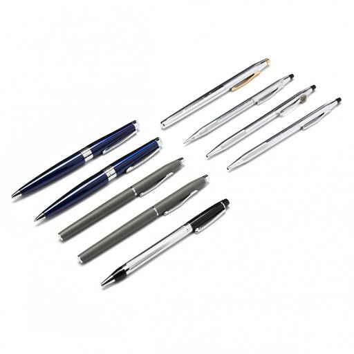 Nine Assorted Cross Writing Instruments (2417) on Dec 15, 2022