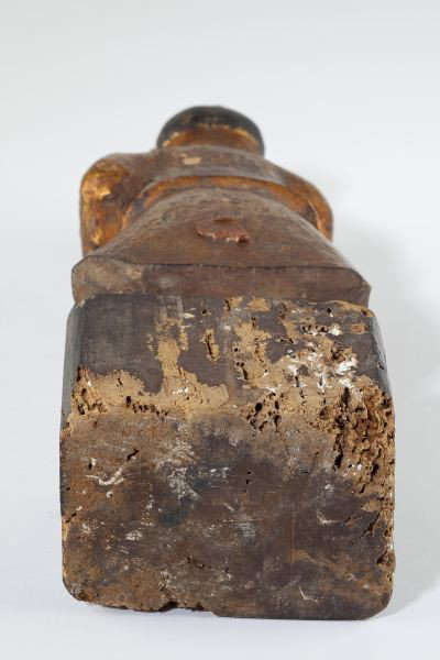 Antique Chinese Wood Carving of an Official - 5