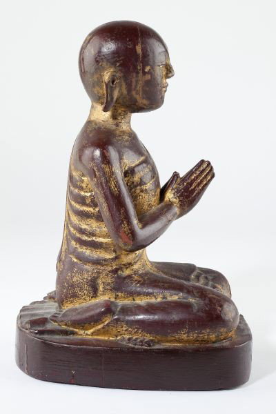 Southeast Asian Monk in Attitude of Prayer - 2