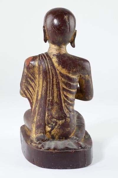 Southeast Asian Monk in Attitude of Prayer - 3