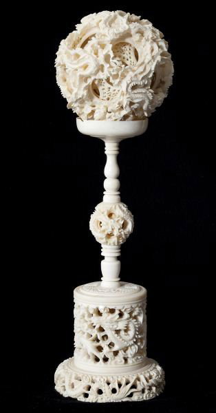 Chinese Ivory Mystery Ball