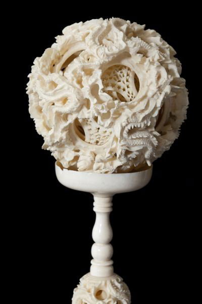 Chinese Ivory Mystery Ball - 2