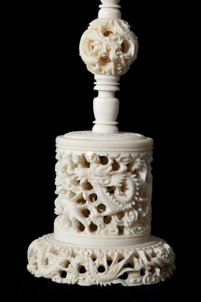 Chinese Ivory Mystery Ball - 3