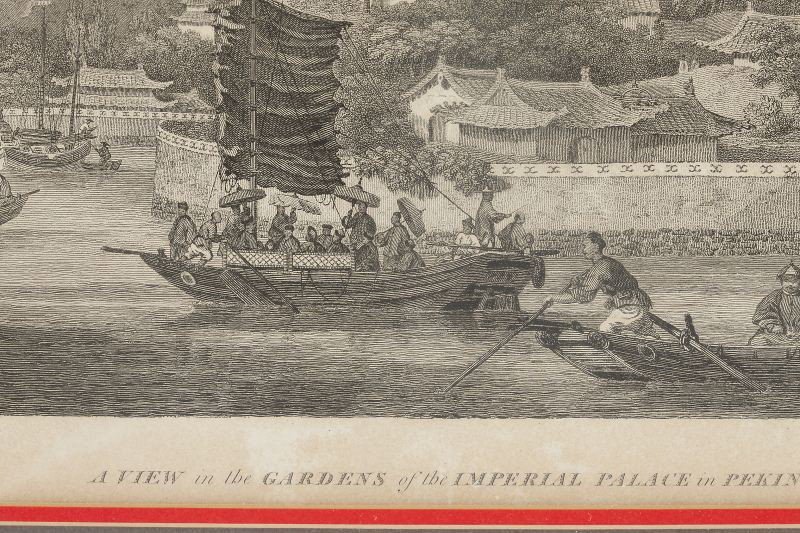 Two Early Copperplate Engravings of Chinese Views - 4