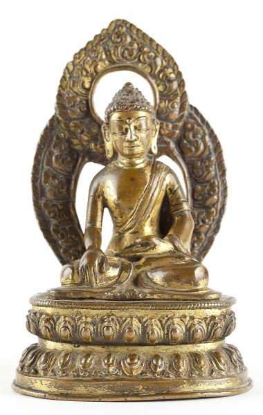 Gilt Bronze Burmese Buddha