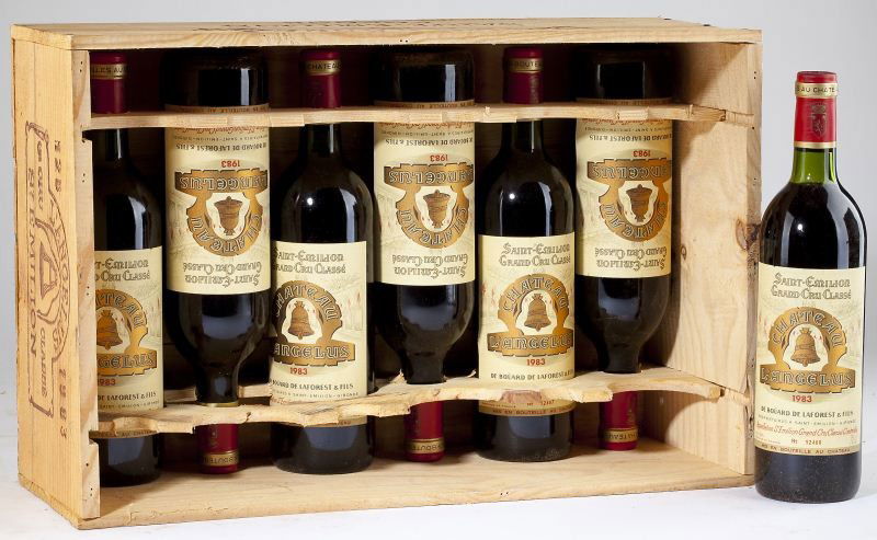 Chateau L' Angelus - Vintage 1983: Chateau L' Angelus - Vintage 1983St. EmilionRemoved from the temperature-controlled subterranean wine cellar of an avid collector.7 bottles