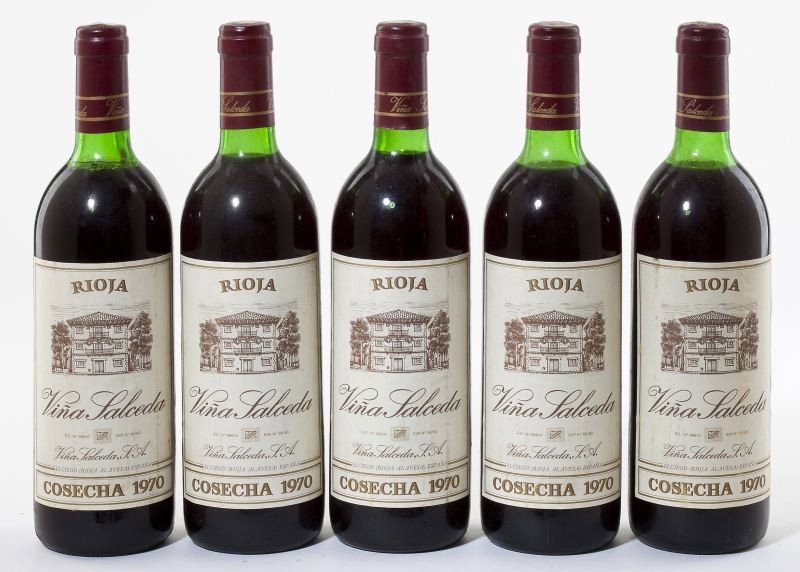 Rioja - Vintage 1970: Rioja - Vintage 1970 Vina Salceda Removed from the temperature-controlled subterranean wine cellar of an avid collector. 5 bottles