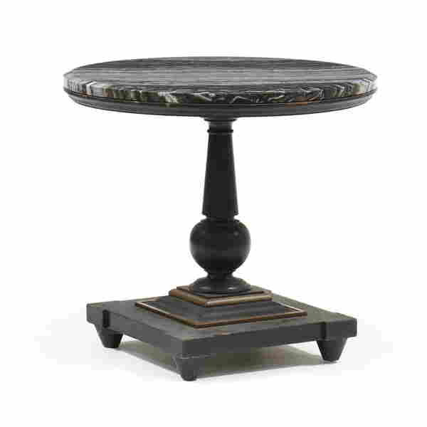 Designer Marble Top Pedestal Table (0430) on Jan 05, 2023 Leland Little in NC